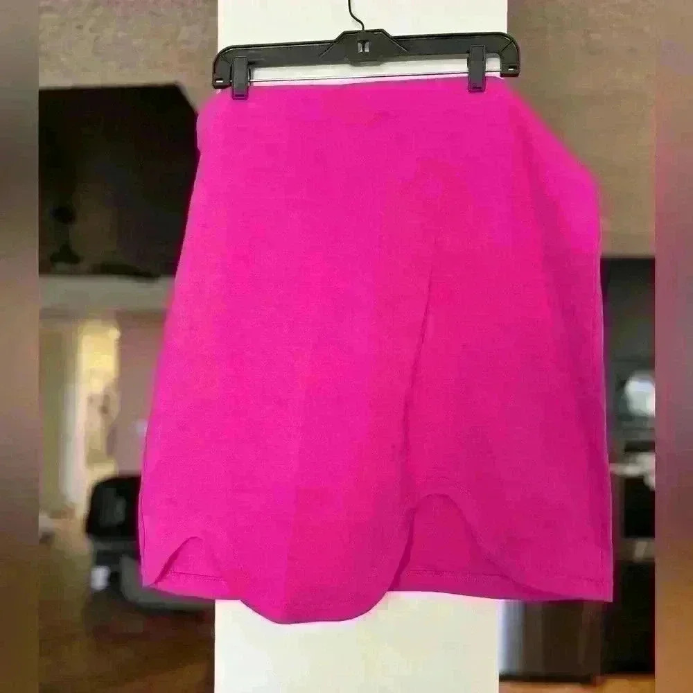 Sammy B Target Black History Womens XXL Hot Pink Wavy Skirt